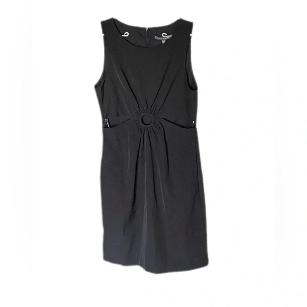 Julia Jordan Cutout Shift Mini Dress Black Women’s 8